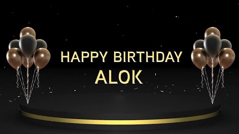 Wish you a very Happy Birthday Alok