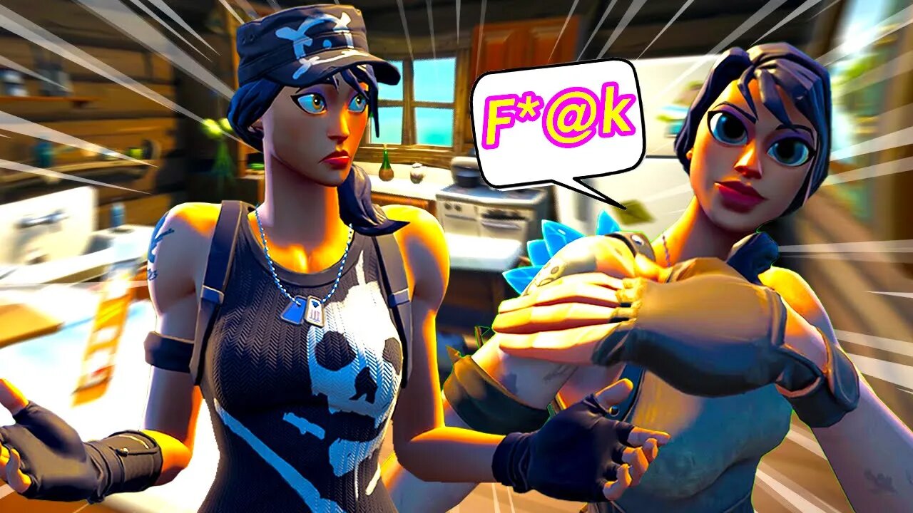 Playing Fortnite with My STEP DAUGHTER