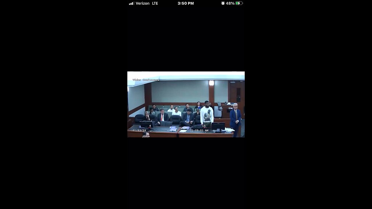 man jumping over and attacking a Clark County judge after the judge denied his probation