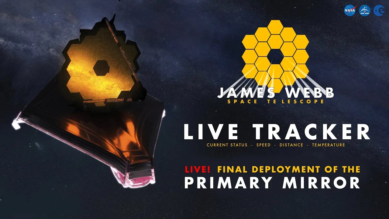 🔴 LIVE! Final Deployment Complete! - James Webb Tracker! #NASA #WEBB