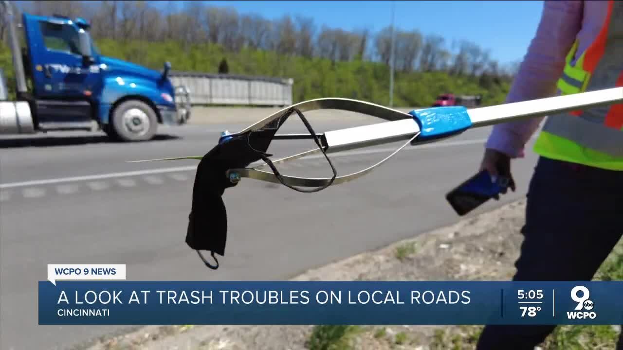 Trash along Ohio highways causing dangers for workers