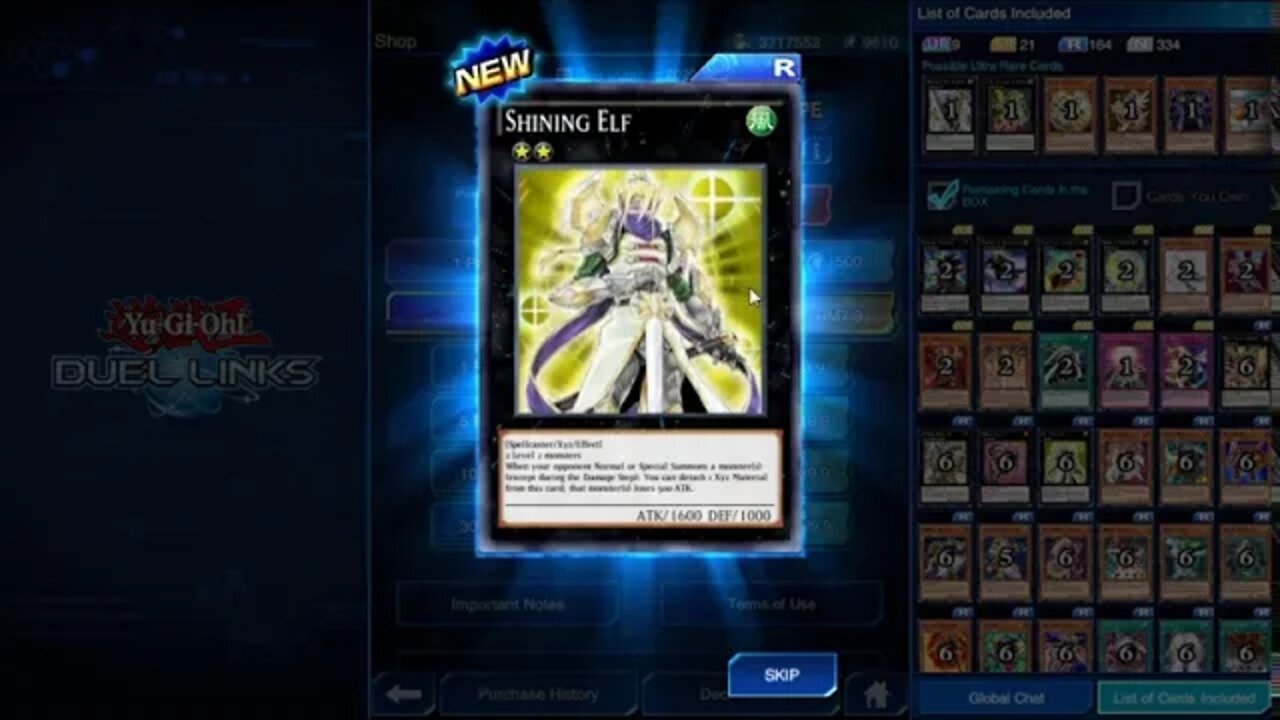 YuGiOh Duel Links - New No.30 Main Box Shining Hope XYZ Summon Unbox!!!