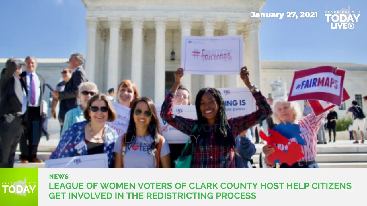 League of Women Voters of Clark County host help citizens get involved in the redistricting process