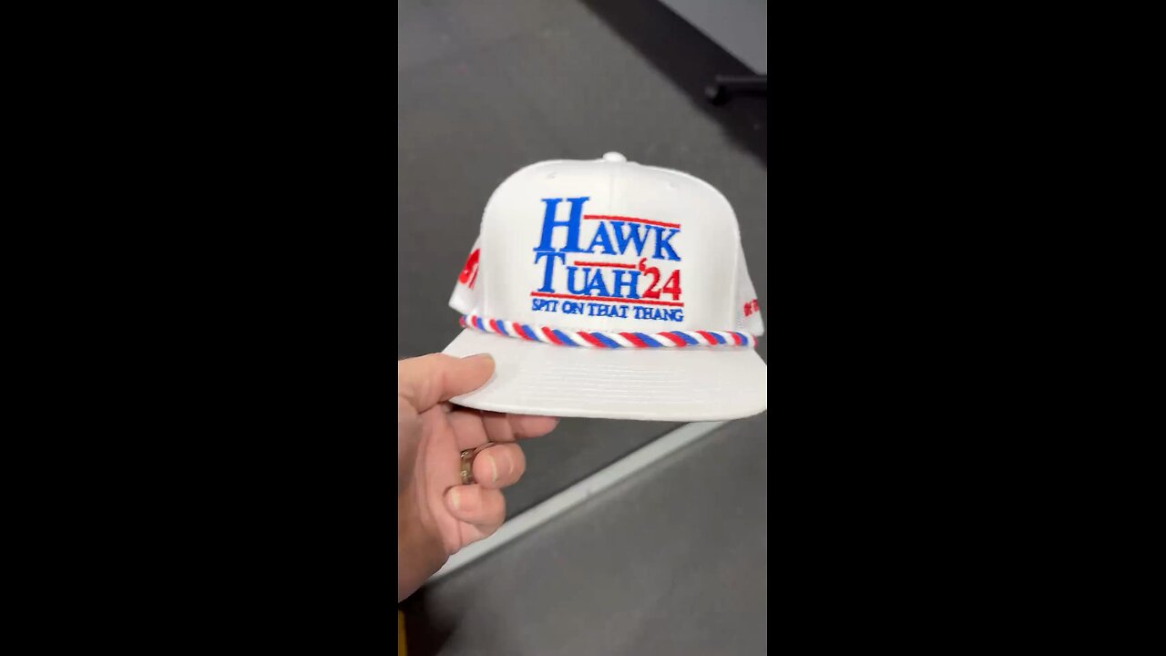 The biggest viral moment of the week now has its own hat. Would you wear a Hawk Tuah '24 hat?