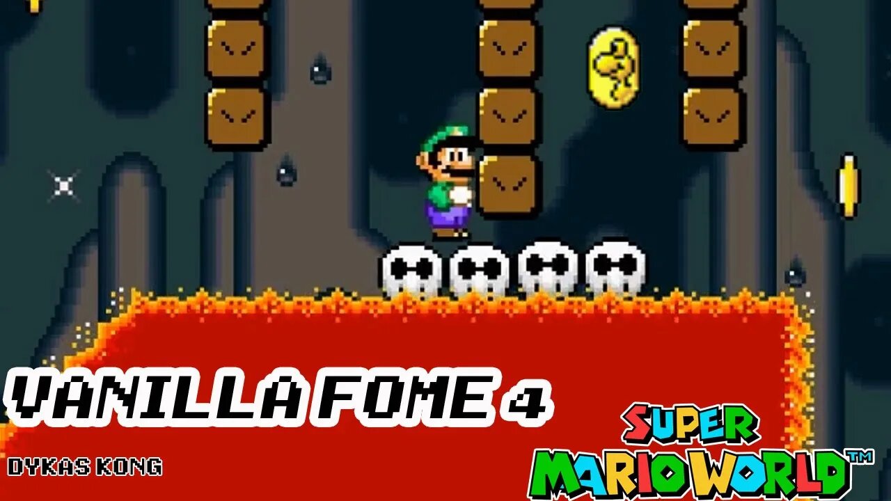 Vanilla Dome 4 | All Dragon Coins | Super Mario World