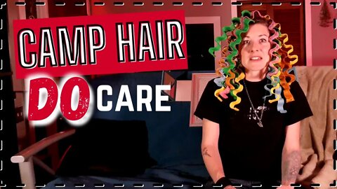 How I do my hair in the van! | No Heat Hairstyle for Camping
