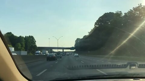 Ride along with me going north from SC up I77 to Charlotte, NC Center City (1 of 2)