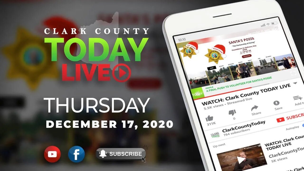 WATCH: Clark County TODAY LIVE • Thursday, December 17, 2020