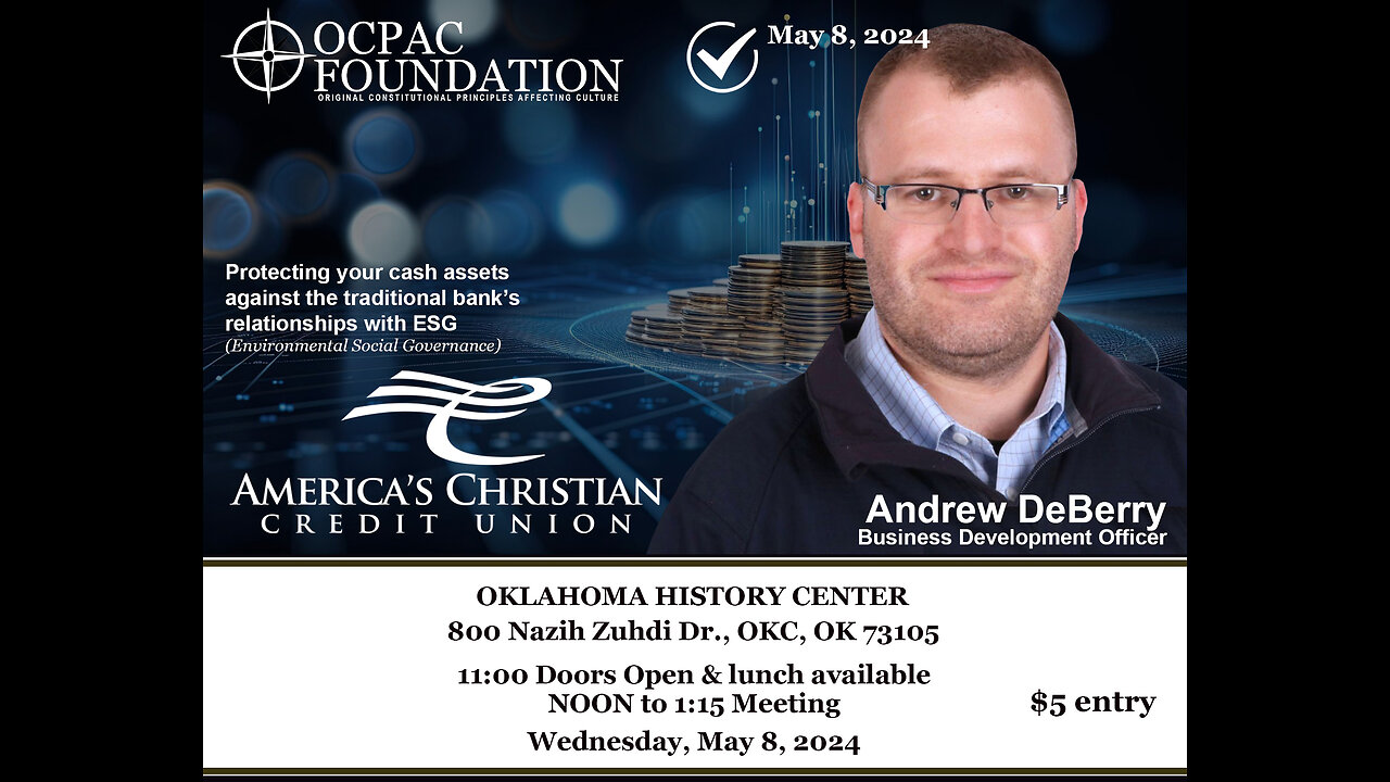 Andrew DeBerry of America's Christian Credit Union Addresses OCPAC