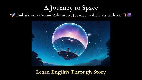 A Journey to Space | Join Alex & Zara in this Galactic Tale! Listen English Story #spaceexploration