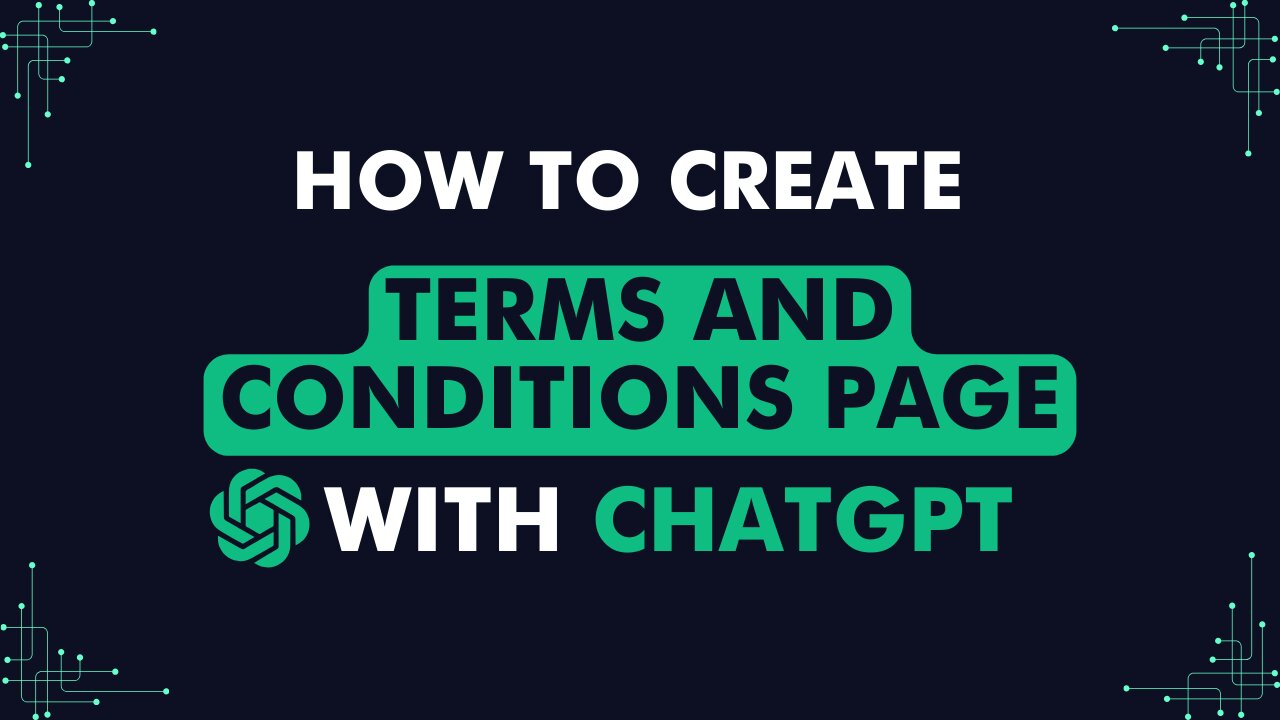 How to Create a Terms and Conditions Page in WordPress using ChatGPT