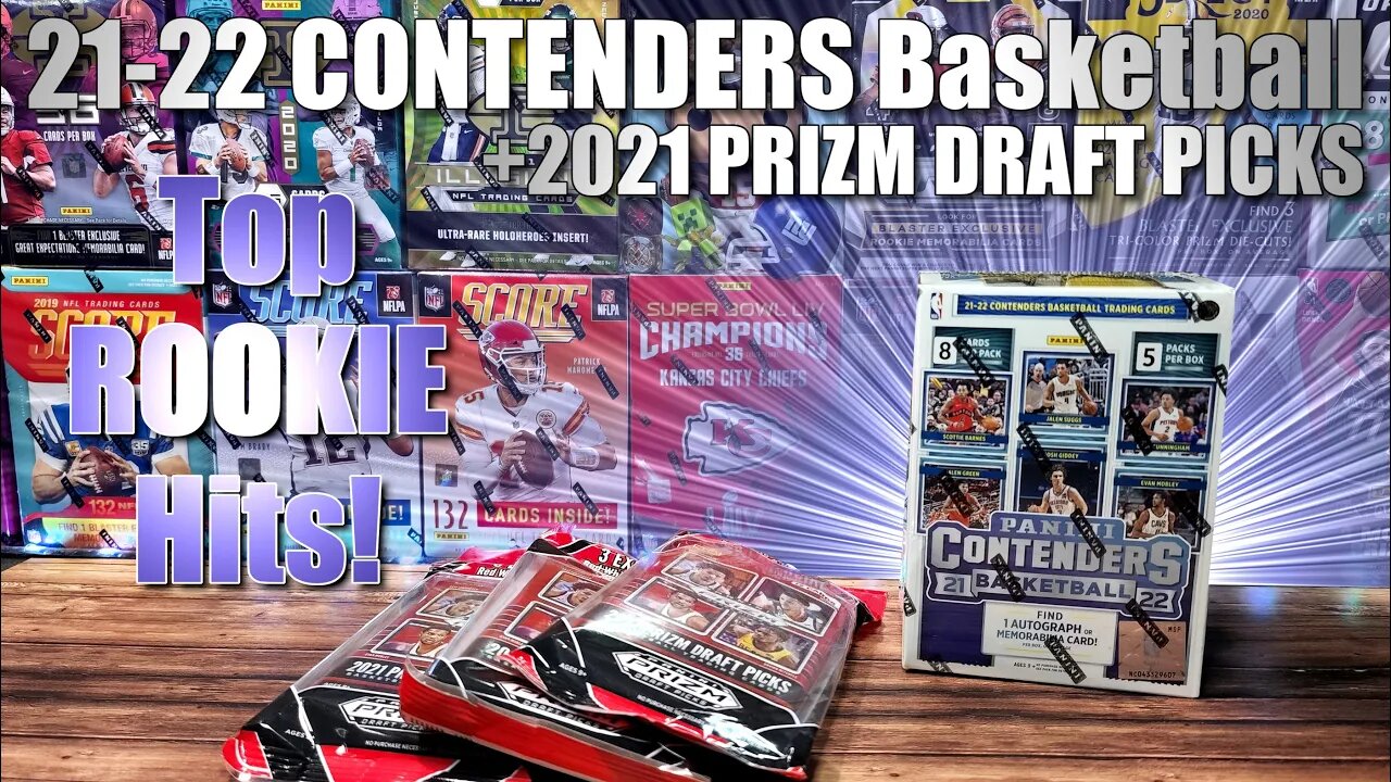 2021-22 Contenders Basketball Blaster Box & 2021 Prizm Draft Picks Cello