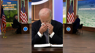 Biden Global Warming Show: "I'm standing out there waiting..."
