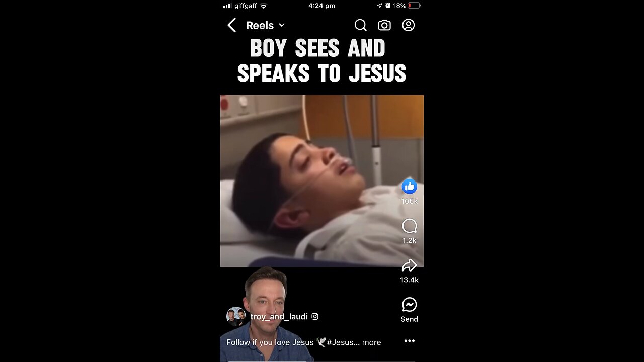 Boy saw Jesus