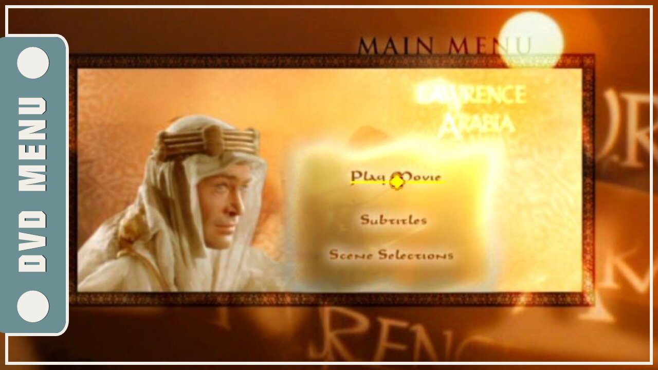 Lawrence of Arabia - DVD Menu