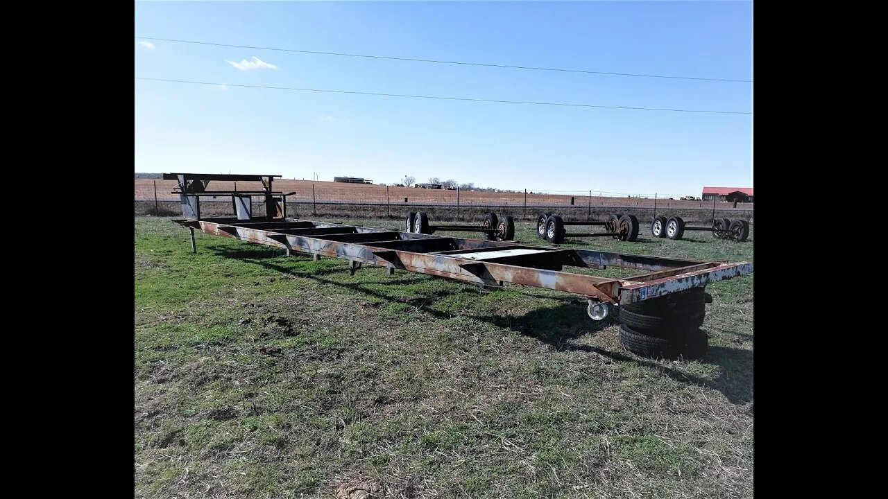 Tiny House trailer frame from a 40' Fifth Wheel RV