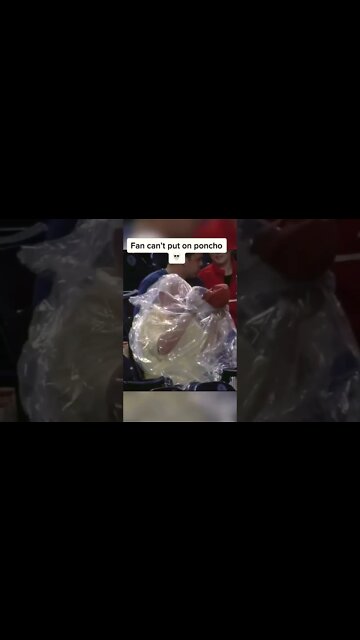 Someone help this guy out 😅 #poncho #struggle #fan