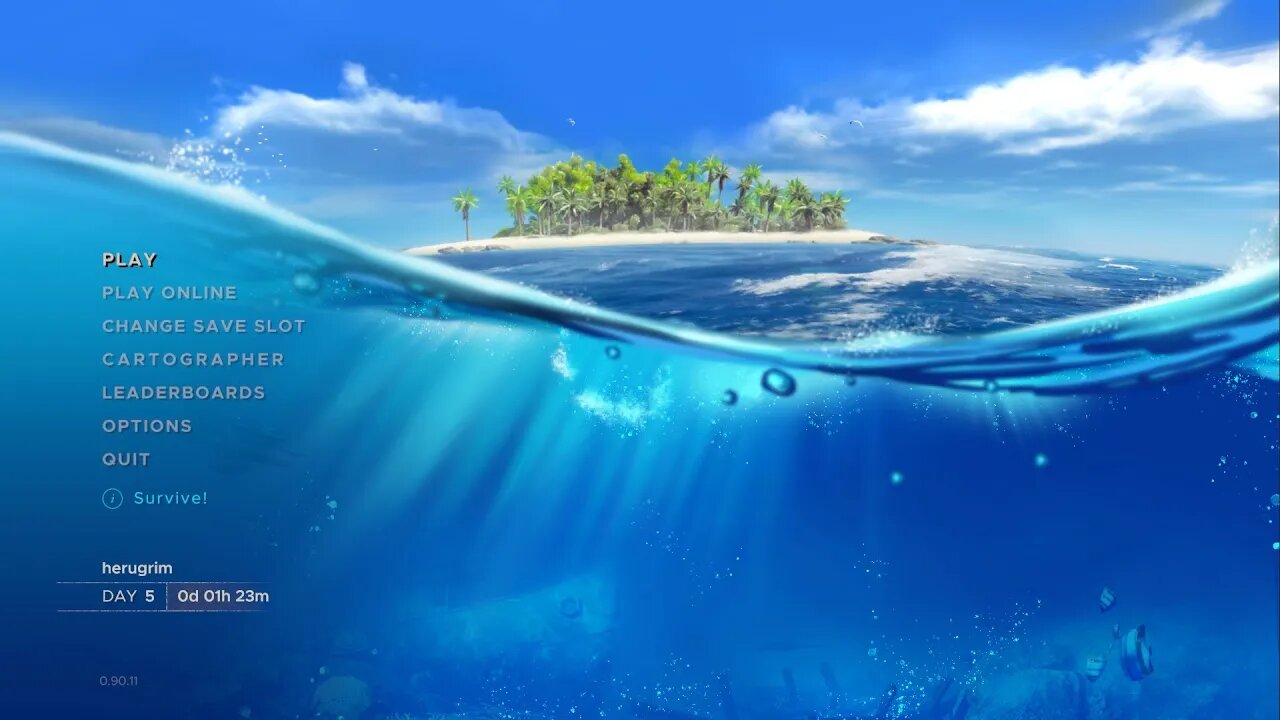 Stranded Deep Permadeath Day 1