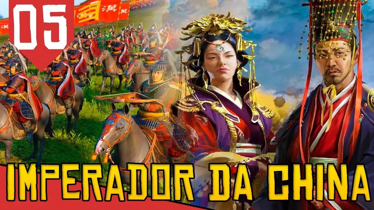 METRALHADORAS Imperiais - Total War Three Kingdoms Liu Hong #05 [Série Gameplay Português PT-BR]