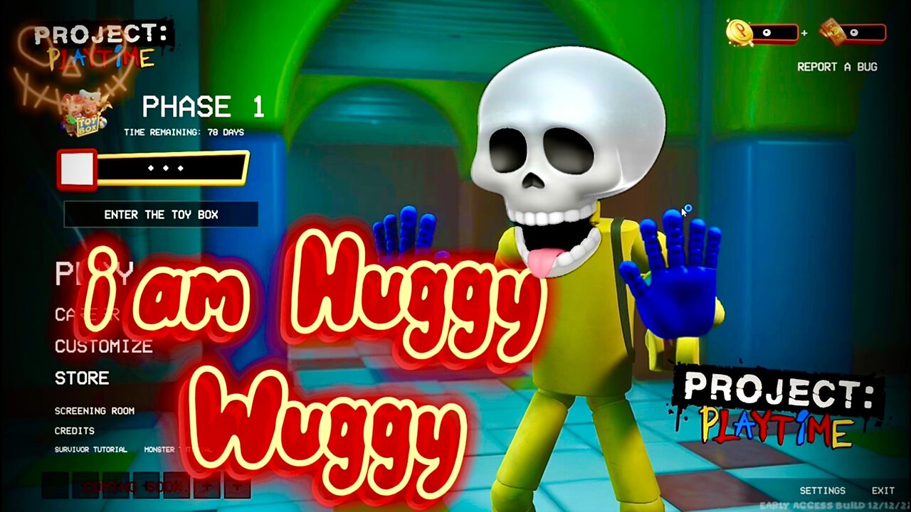 i am huggy wuggy | Project: Playtime gameplay