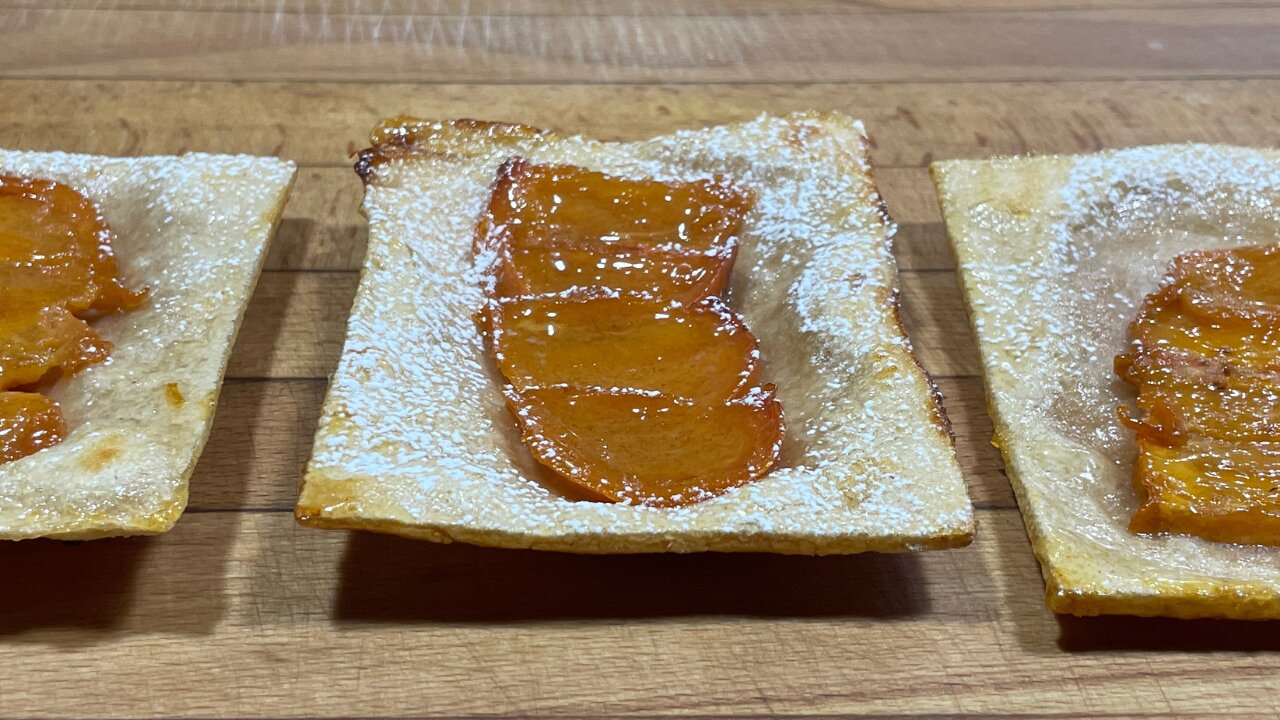 Grain Free Persimmon Honey Tarts