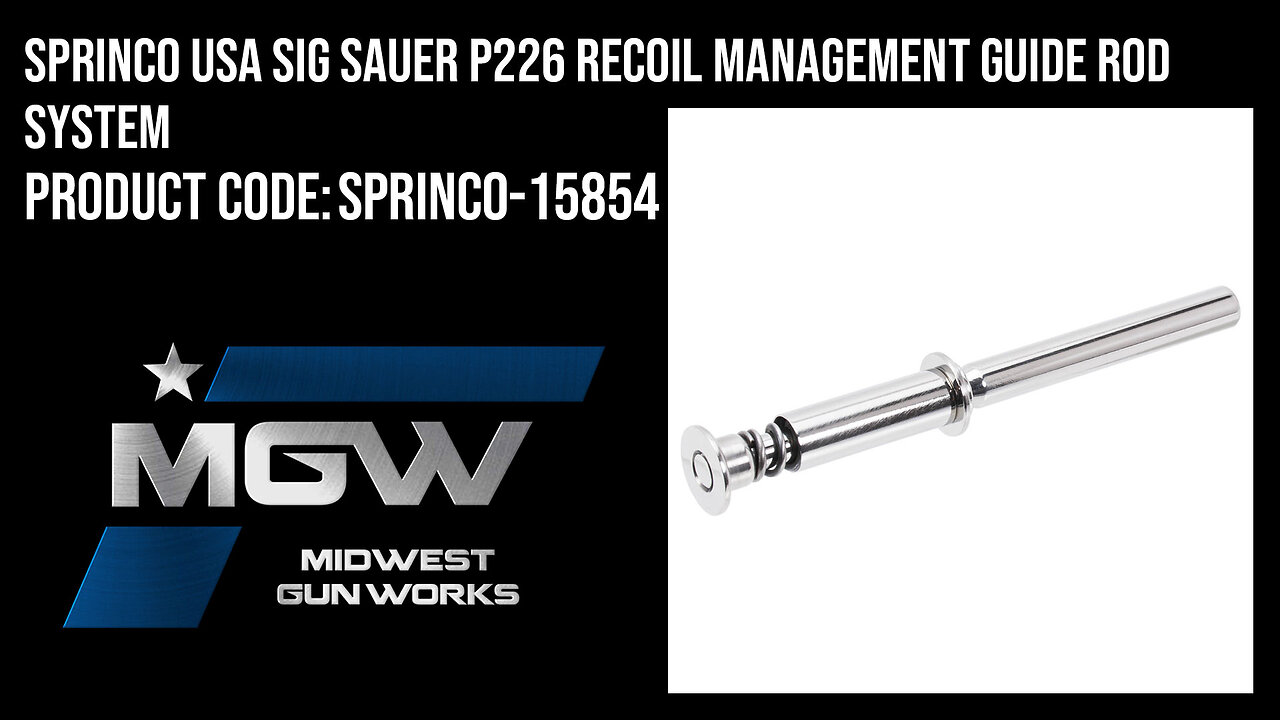 Sprinco USA Sig Sauer P226 Recoil Management Guide Rod System - SPRINCO-15854