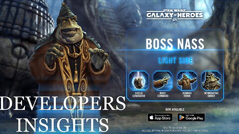 *NEW* Character Boss Nass Developers Insights! | Start of the Gungan Faction!