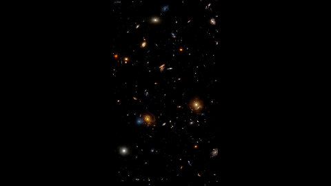 June 5, 2023: #JADES team showed a new image from #JWST: it's the #GOODS-South area, #AI #Video #4K.