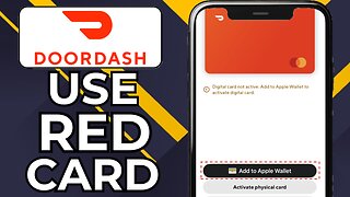 HOW TO PAY WITH DOORDASH RED CARD