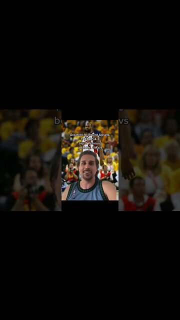 Biggest First Round Playoff Upsets NBA History #shorts