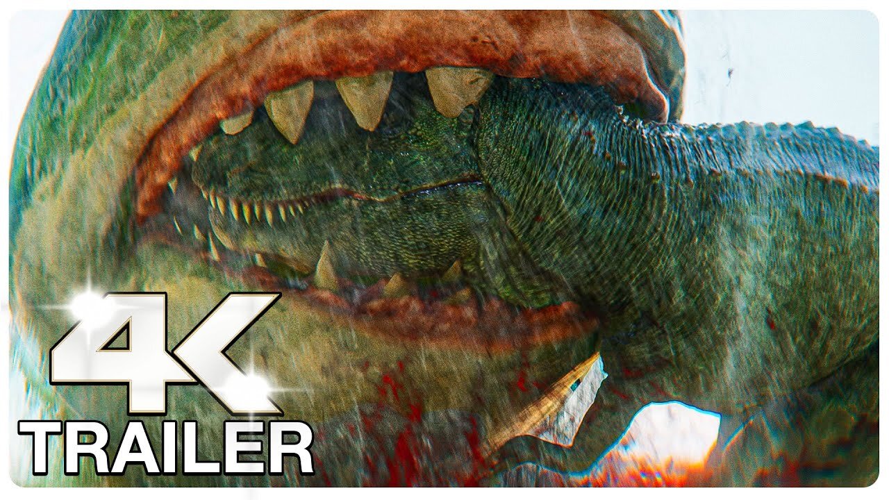 MEGA 2 THE TRENCH "T-REX vs. MEGALADON "Trailer (4K ULTRA HD) New 2023