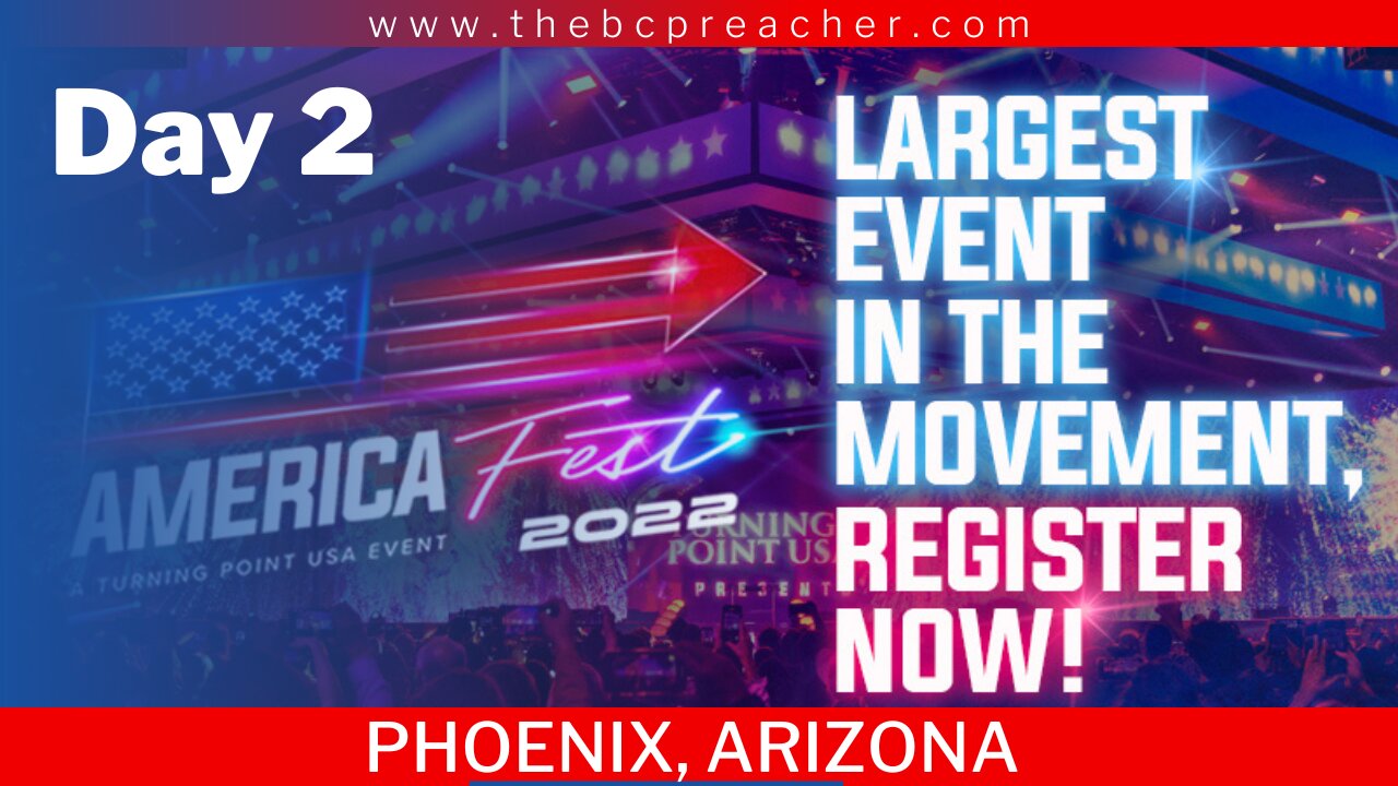 Turning Point USA in Phoenix, Arizona | Day 1 #AMFEST2022 #video