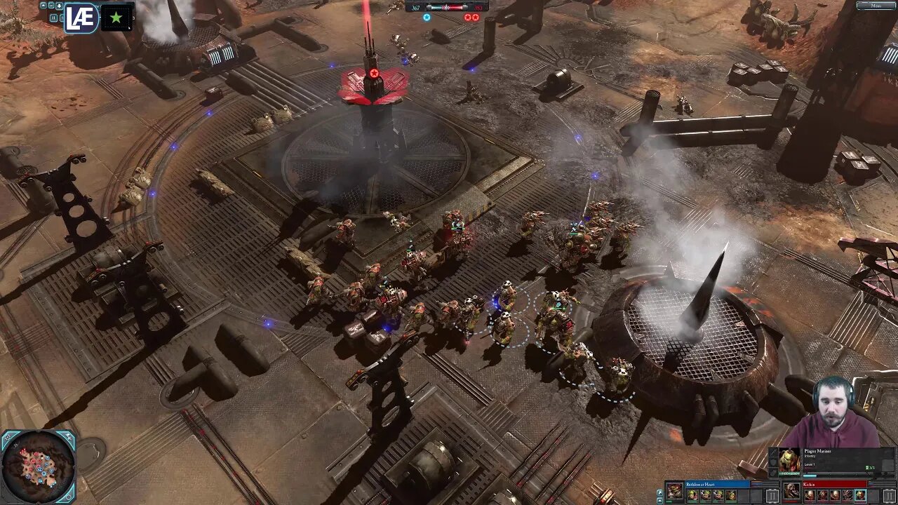 Ruthkess at Heart (Mek Boy) vs Kickin (Plague Marine) || Dawn of War 2