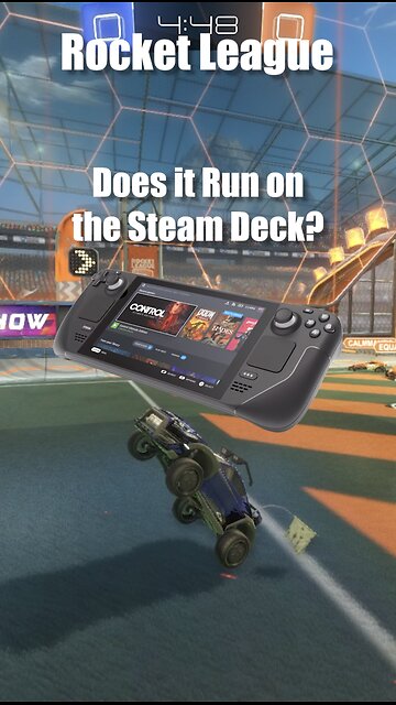 Rocket League on the Steam Deck