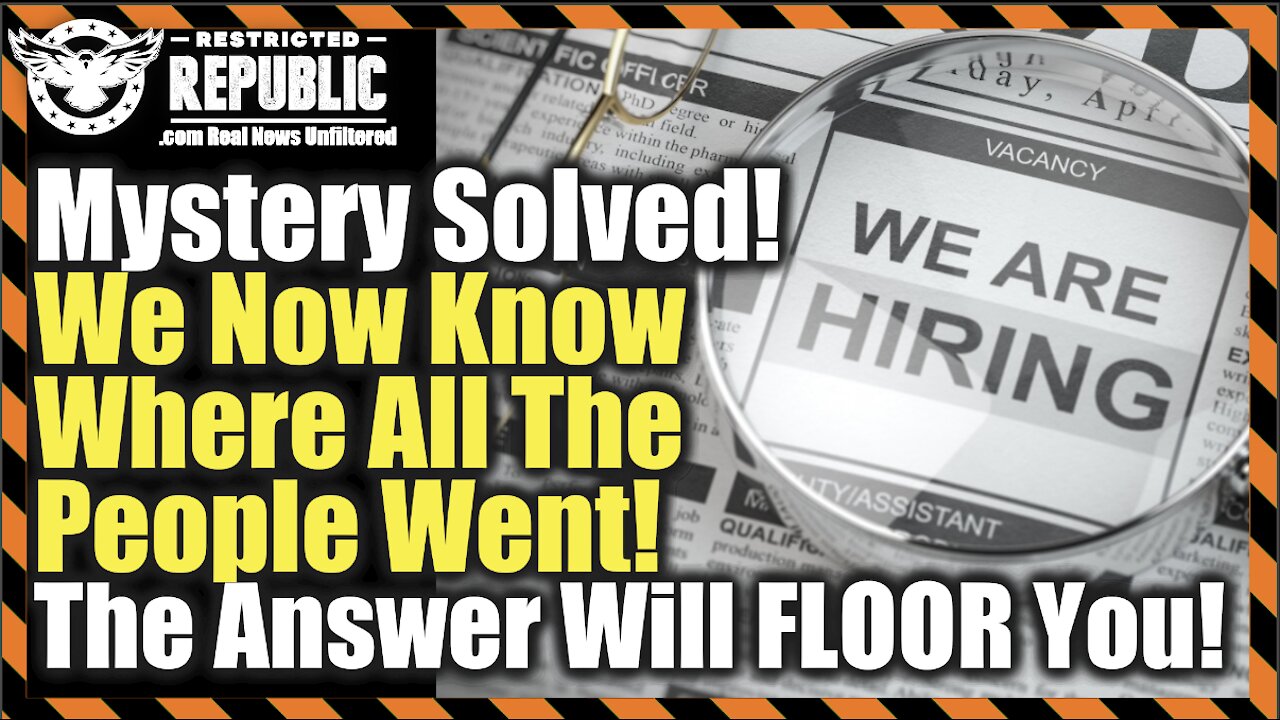 Mystery Solved! We Now Know Where All The People Went! The Answer Will Floor You!