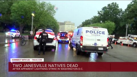 Janesville couple dies after being struck by lightning in Washington DC