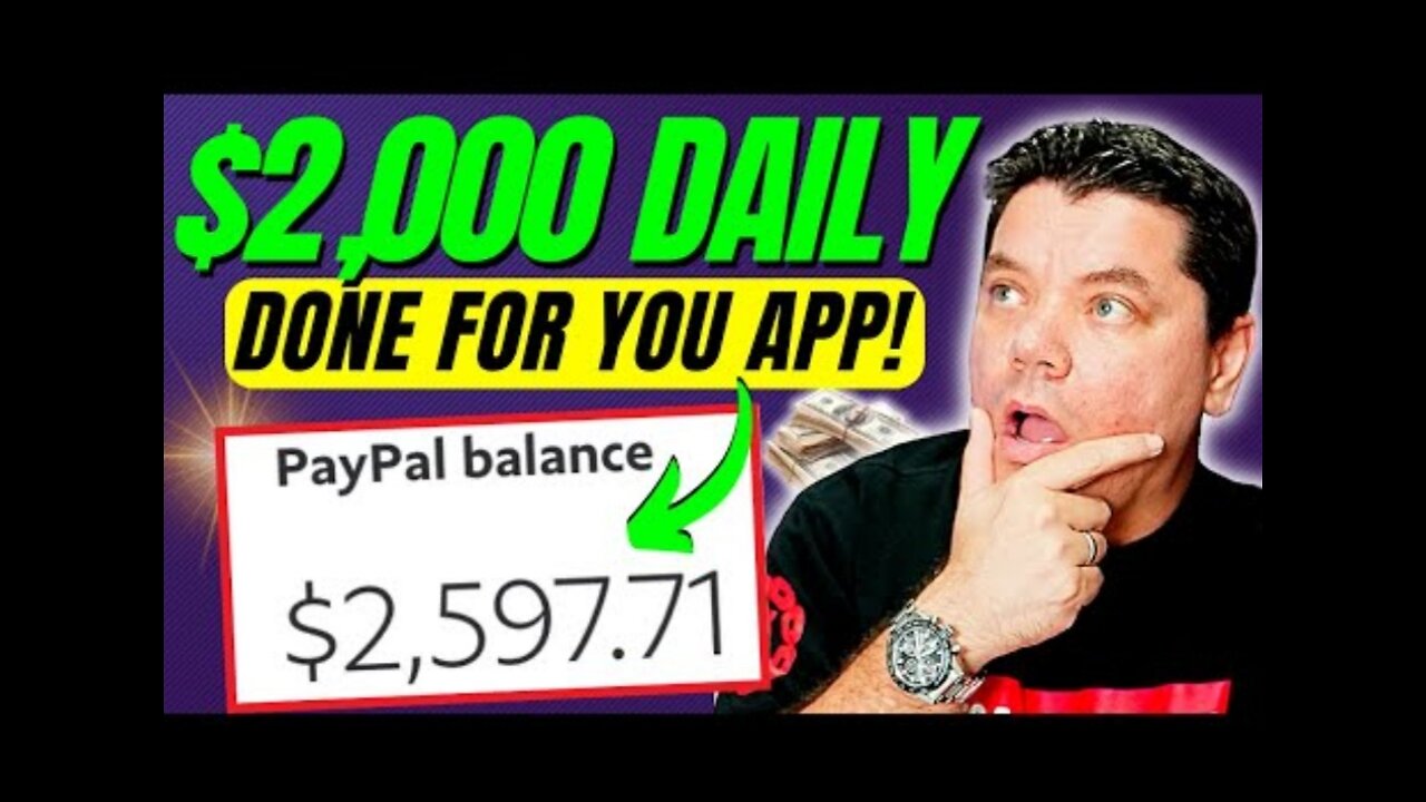 Get Paid $2,000 In One Day With This Easy DONE FOR TRICK! (Make Money Online)
