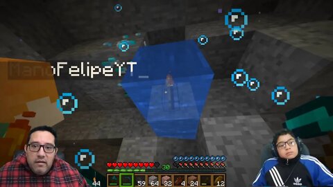 Almoço com Minecraft com #Eoroper #pai_eoroper Minerando no Nether