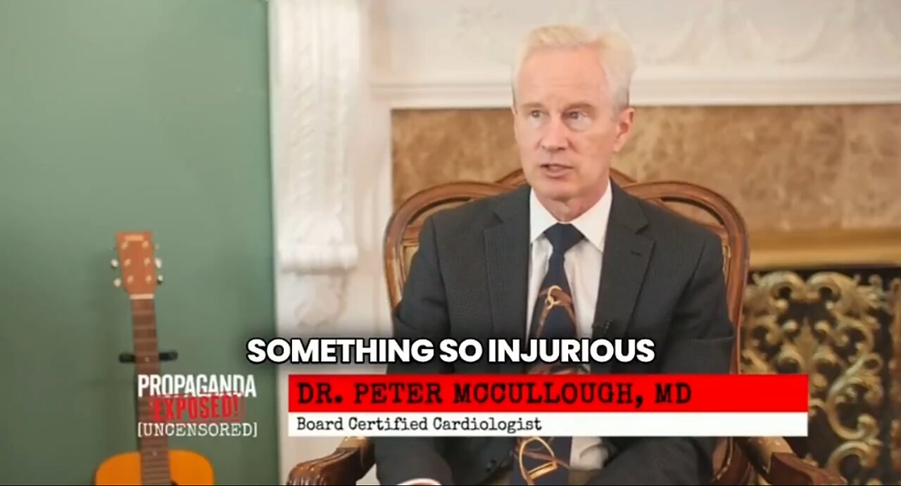 DR. PETER MCCULLOUGH, MD OUTLINES COVID VACCINE DATA SERIOUSNESS