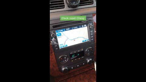 2011 Chevy clock