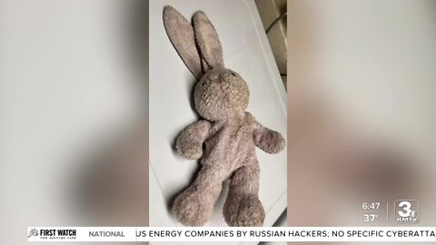 Omahan searches far and wide for stuffed bunny's owner