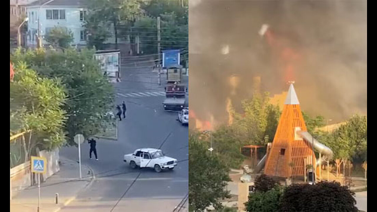 Gunmen Attack Churches and Synagogues in Dagestan, Russia.