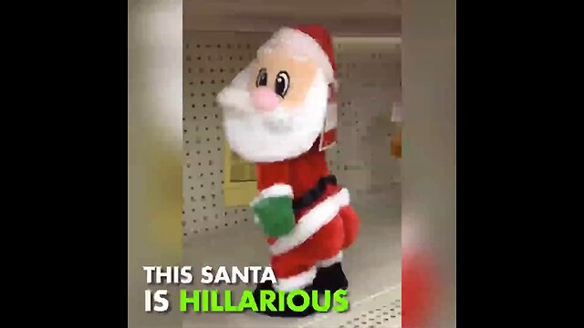 Twerking Santa Claus Christmas Doll(MP4)