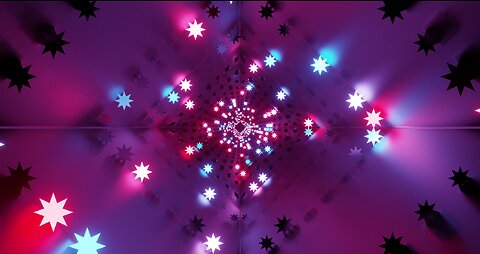 live wallpaper pc windows 11, 10 and 7 4k free download | colorful neon stars tunnel