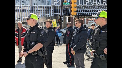 Youth detained and charged for preaching outside drag show! Full extended video!