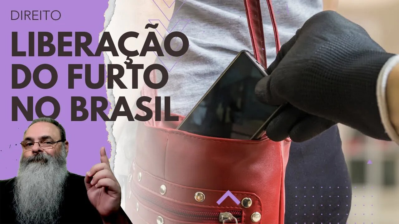 PROJETO que DESCRIMINALIZA FURTOS de PEQUENO VALOR pode levar ao CAOS no BRASIL