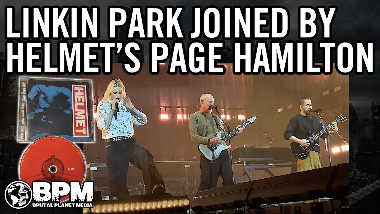 Linkin Park Joined by HELMET's Page Hamilton on Stage