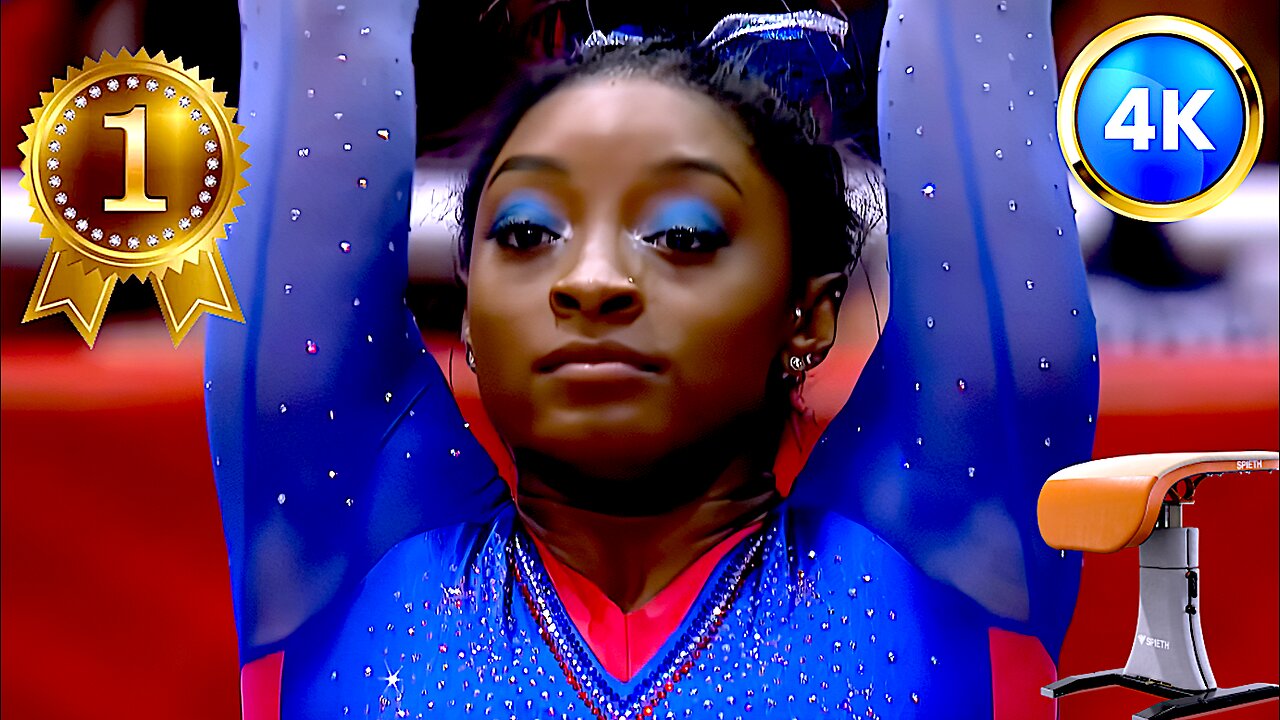 Simone BILES🇺🇸🥇Vault AA Final 2021 U.S WAG Olympic Team Trials *Cheng & Amanar* (NBC.4K)