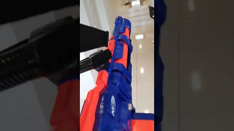 Nerf Elite Titan CS-50 Automatic - Test - Hit Subscribe for more