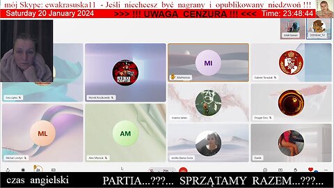 Rozmowa o DIP i Macieju Maciaku na kanale Gabriela 👮‍♀️ - 20.01.2024 rok